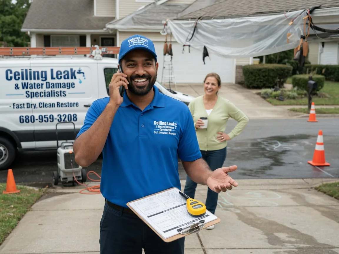 Ceiling Leak Cleanup Brooklyn, IA FAQs